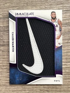 2024 Immaculate FOTL Caleb Martin Game Used Jumbo Nike Swoosh Patch 76ers #2/2 - Picture 1 of 2