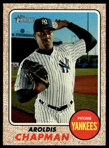 2017 Topps Heritage High Number Aroldis Chapman #686 New York Yankees - Picture 1 of 2