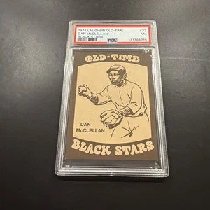 1974 Laughlin Old Time Black Stars Dan McClellan #32 PSA 7 casi nuevo set break - Imagen 1 de 2