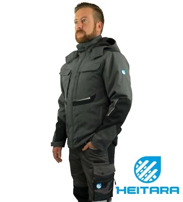 Arbeitsjacke Softshelljacke Winterjacke Grau Arbeitskleidung Herren Gr. S-XXL - Bild 1 von 4