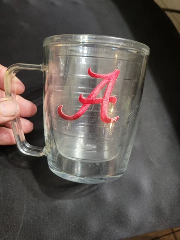 TERVIS TUMBLER  CUP MUG 16 oz HOT/COLD NCAA UNIVERSITY Of ALABAMA TIDE Preowned Cover
