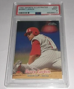 1997 Sports Illustrated #99 Barry Larkin Graded PSA 9 Mint Pop 1 None Higher - Picture 1 of 2
