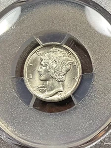 PCGS MS63FB 1916 S MERCURY DIME BLAST WHITE BEAUTIFUL LUSTER - Picture 1 of 3