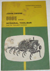 Barre d'outils intégrale et manuel d'utilisation du transporteur John Deere série 500E d'origine OEM