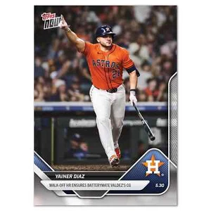 MLB Topps Now 2025 #236 Yainer Díaz Houston Astros - EN MANO - Imagen 1 de 1