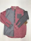 Hawks & Dumar Plaid Button Up Red Black Mens Size 3Xl Nice New Rare One Of One