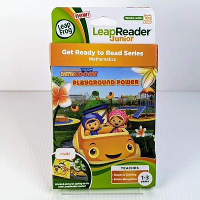 LeapFrog LeapReader TAG Junior Book Team Umizoomi Cars Home School Baby - Image 1 of 4