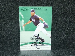 1997 Donruss Millennium Marks Neifi Perez On Card Autograph Colorado Boulders - Picture 1 of 2
