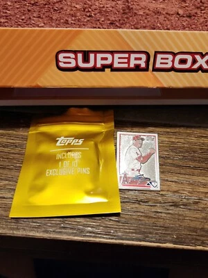 2023 Topps Series 1 Shohei Ohtani Super Box Collectible Pin - Image 1 of 4