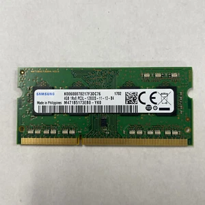 Samsung 4GB DDR3 RAM PC3L-12800 1600MHz 1.35V Unbuffered SODIMM M471B5173EB0-YK0 - Picture 1 of 3