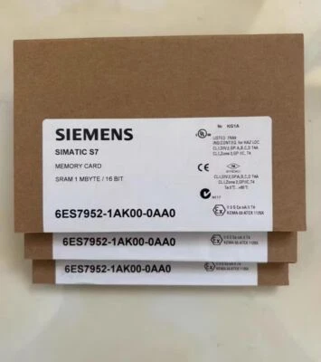 1PC New Siemens 6ES7952-1AK00-0AA0  S7-400 Memory Card 1MB In Box Brand *SE - Image 1 of 3