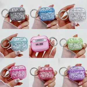 Coque Etui Antichoc Pour Apple Airpods 1 2 3 Pro2 Paillettes Clear Case Cover - Photo 1 sur 19