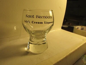 Saint Brendan's- Irish Cream -heavy base- liqueur / Shot Glass -new -gold logo - Picture 1 of 4