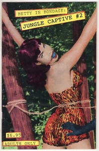Betty Jungle Captive #2 1995 Shunga Comix SCARCE Bettie Page Tribute Teo Jonelli - Picture 1 of 2