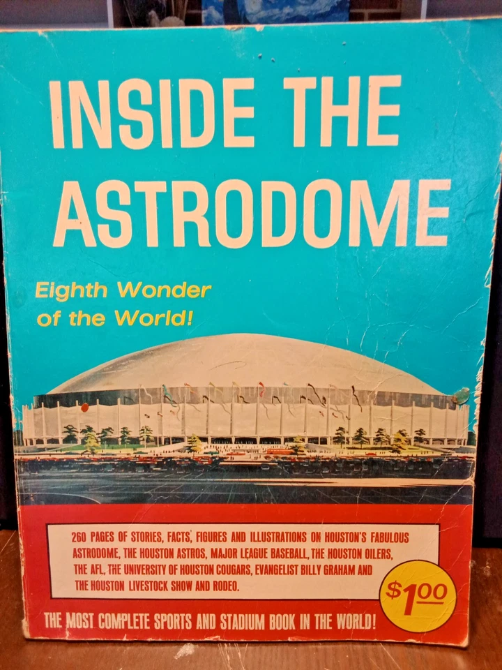 Houston astros magazine 1965 Astrodome Magazine – MLB/NFL Collectible - Image 1 of 4