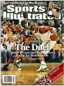 N Sports Illustrated 2008 NBA Finals Kobe Bryant Paul Pierce Newsstand No Label - Picture 1 of 1
