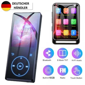 Reproductor Bluetooth MP3 MP4 Pantalla LCD Alta Fi Reproductor de Música FM Radio Audio DHL - Imagen 1 de 23
