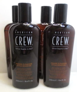 AMERICAN CREW POWER CLEANSER STYLE REMOVER 8.4 OZ LOT OF 4 NWOB - Picture 1 of 3