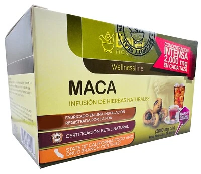 Peruvian Maca Tea by Betel Natural - Amazing Libido and Hormonal Imbalance Suppt - Image 1 of 4