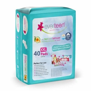 everteen XXL Sanitary Napkin Pads with Cottony-Dry Top Layer for Women (40 pc) - Picture 1 of 5