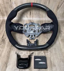PREMIUM CARBON + Alcantara Lenkrad für MINI 2021 + LCI F54 F55 F56 F57 F60 - Picture 1 of 7