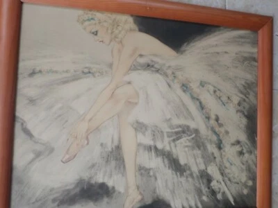 Reproduction- Louis Icart -Danseuse- ART DECO- Cadre - Photo 1/3