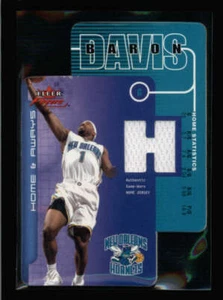 BARON DAVIS 2003/04 FLEER FOCUS HOME & AWAY DIE-CUT DUAL JERSEY #094/199 AZ4182 - Picture 1 of 1