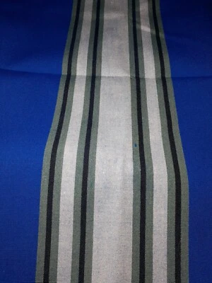 Tela de tapicería ancha a rayas azules encuadernación material artesanal 1 yarda x 31" de ancho Foto 1 de 4