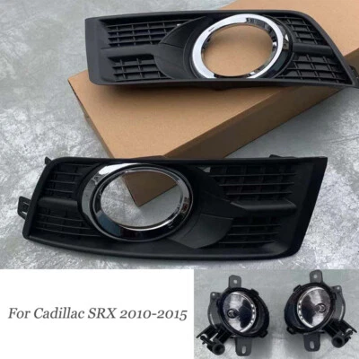 REJILLA ANTINIEBLA PARACHOQUES CUBIERTA REJILLAS CON LUCES ANTINIEBLA PARA CADILLAC SRX 2010-2015 Foto 1 de 4