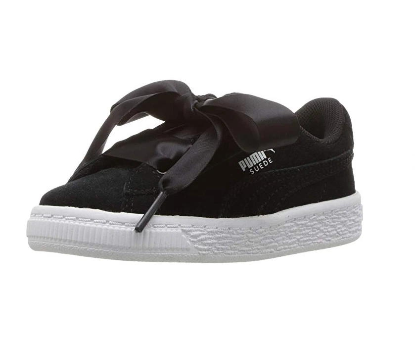 Zapatilla deportiva PUMA para niños de gamuza corazón Ps-K, opciones de color Foto 1 de 1