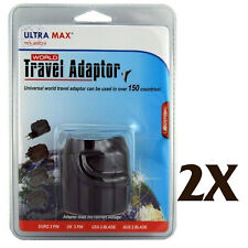 Universal World Travel Adaptor Can Be Over 150 Countries 110-220v Ultramax