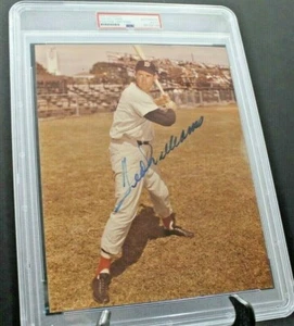 Ted Williams (d.2002) HOF Autographed 8x10 Signed PSA Authentic Encased Photo - Picture 1 of 9