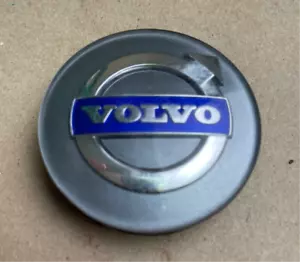 Volvo Blue on Grey OEM Wheel Center Cap #30666913 - Picture 1 of 2