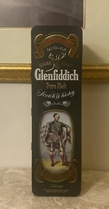 Glenfiddich Scotch Whiskey Kennedy Hinged Tin Box Barringer Wallis Manners - Picture 1 of 12