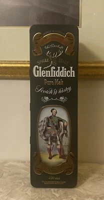 Glenfiddich Scotch Whiskey Kennedy Hinged Tin Box Barringer Wallis Manners - Image 1 of 4