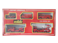 Rare Coffrets Solido Pompiers