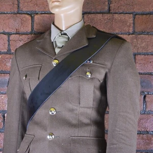 Medium WOs The Rifles - Black Cross Belt with Pouch - British Army - Picture 1 of 1
