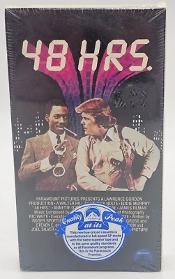 48 HRS. Hours VHS Tape Movie New Sealed with Paramount Watermarks Pristine - Image 1 of 2