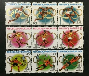 Briefmarke Burundi Stamp - Yvert et Tellier Nr. 828 bis 836 n ** postfrisch (Cyn39) - Bild 1 von 1