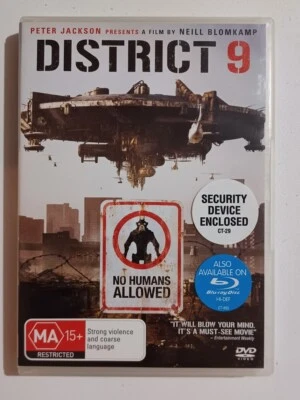 District 9 DVD Region 4 Action Sci-Fi Peter Jackson Neill Blomkamp Free Postage  - image 1 of 4