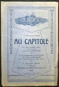 Carte publicitaire AU CAPITOLE. Toulouse. Maison de Nouveautés - Picture 1 of 1