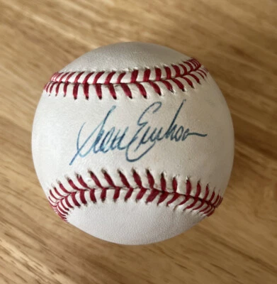 Scott Erickson Yankees Twins Dodgers Orioles Signed Baseball With Hologram COA - Image 1 of 4