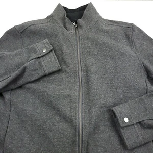 ZACHARY PRELL Gray 2 in 1 Overcoat w/ Removable Vest Mens Size Large - Picture 1 of 8