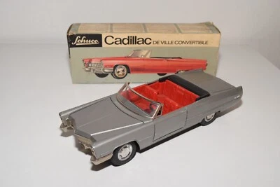 A43 1:24? SCHUCO 5505 CADILLAC COUPE DE VILLE CONVERTIBILE GRIGIO NUOVO CON S... - Immagine 1 di 4