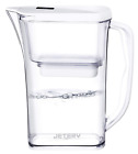 JETERY 8-cup Water Filter Pitcher Long-lasting Fast Filtration200 Gallon ACF