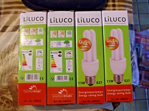 4 Liluco Energiesparlampen 11 W E 27 - Bild 1 von 1