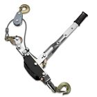 5 TON 3 HOOK COME A LONG WINCH HOIST HAND CABLE PULLER Tool Firewood Gatherer