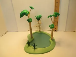 Playmobil WILTOPIA landscape BLUE LAKE IN GREEN BASE + 3 TREES + 2 SMALL PLANTS - Picture 1 of 16