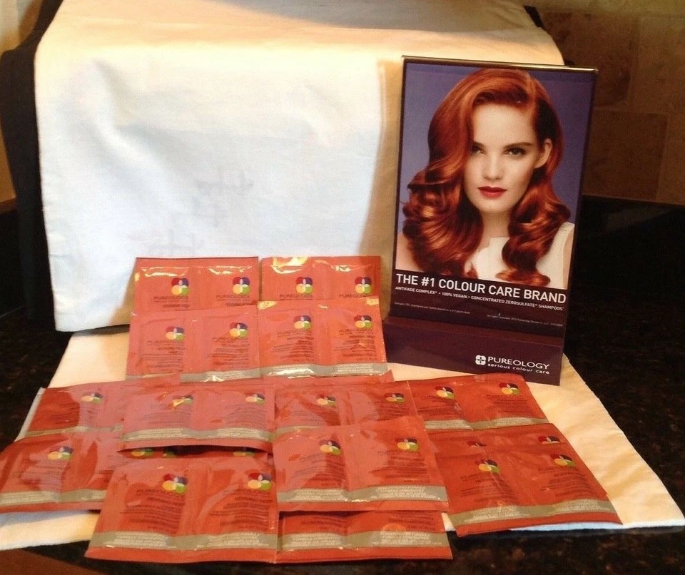 Champú y acondicionador Pureology Reviving Red 18 PAQUETES DE MUESTRA DE .17 OZ Foto 1 de 4