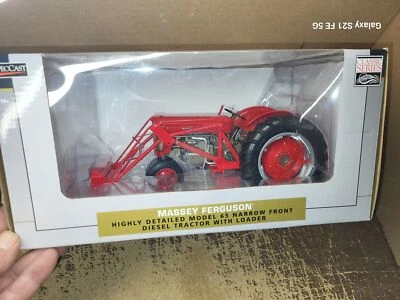 SpecCast Highly Detailed Massey Ferguson Model 65 with Loader Tractor 1/16 - Image 1 of 4